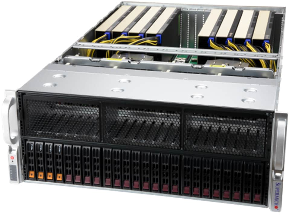 新品 SuperMicro AS-4125GS-TNRT AMD EPYC 8GPU搭載可能 ハイスペックAIサーバー